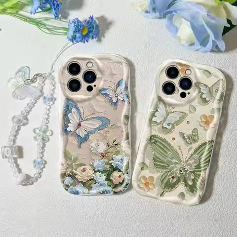 Butterfly Case For Vivo V60 V40 V50 Lite Y33S Y21S Y28 4G Y17S Y04 Y03 Y29S Y28S Y18 T4X Y400 cover 