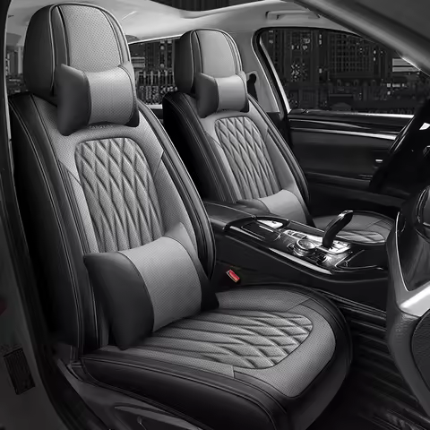 1 PCS Universal PU Leather Car Seat Covers For toyota rav4 xa50 nammi 01 f30 매트 mg zs hybrid 2025 Au