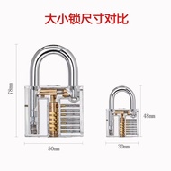 Fashion Brand Supreme Transparent Lock Head Acrylic Accessories Key Backpack Pendant Dormitory Cabin