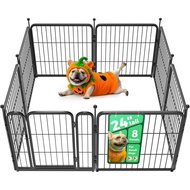 FXW Rollick Unleashed Dog Playpen for Indoor, Yard, RV Camping, 24 inch 8 Panels for Small and Puppy