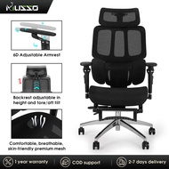 MUSSO H80 PRO Ergonomic Chair 6D Armrest and Adjustable Headrest Game Chair with Adjustable Back Hei