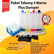 Tabung Infus plus Dumper HP Deskjet 1000 2000 K109 Printer D2466 D2566