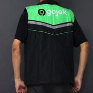 Gojek vest latest Gojek vest/ Gojek driver vest/ Men's motorcycle vest/ full embroidered windproof v