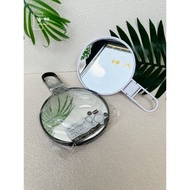 Exported to Japan 2WAY Makeup Mirror Handheld Mirror Student Dormitory Desktop Vertical Mirror Can H