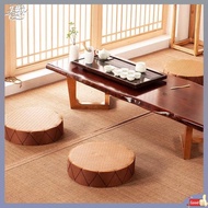 kusyen kerusi kayu jati span kusyen kerusi kayu Kusyen futon Jepun, tikar tatami tebal, tikar meditasi upacara teh, kusyen meditasi, kusyen ibadah, kusyen penyembahan Buddha, kusyen rotan isi rumah