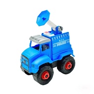 Joyit DIY Assembling Police Truck Toy Vehicle