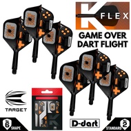 TARGET K FLEX DARTS FLIGHT- No.2/No.6 GAME OVER Integrated Flight System Dart Flights