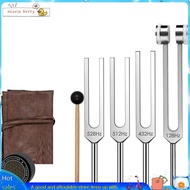 Frequency Tuning Fork Set-Weighted& Unweighted 128Hz 432Hz 512Hz 528Hz Tools with Activator, Mallet&