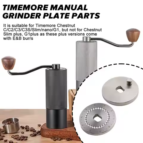 1pcs Timemore Manual Grinder Plate Parts For Chestnut C/c2/c3/c3s /slim/nano/G1 30clicks Per Circle 