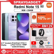 [NEW] Redmi Note 15 5G (6+128GB/ 8+256GB) 6.77" Display l Snapdragon 6 Gen 3 l 108MP Super Clear Cam