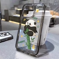 Cute Panda climbing bamboo Soft Case hp OPPO Note 70 C71 C75 A5 2025 A5X A3X A5i C75x 14F 14 A60 Ren