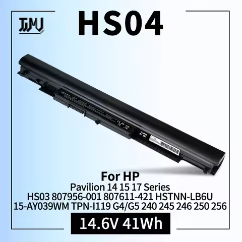 807956-001 807957-001 Replacement Laptop Battery for HP Spare 807611-421 HS04 HS03 Notebook 15-AY039