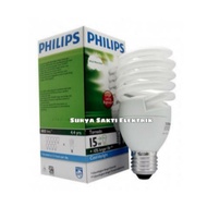 PHILIPS TORNADO 15 WATT WHITE COOL DAYLIGHT 6500K BULB