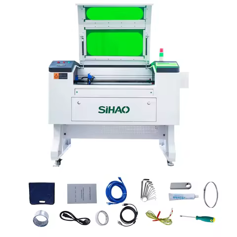 Sihao Ruida Autofocus CO2 Laser Engraver Cutter Machine 700x500mm AutoFocus with Chiller EU Warehous