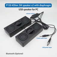 USB speakers for pc 4Ohm 3W paste style fever subwoofer mini speaker