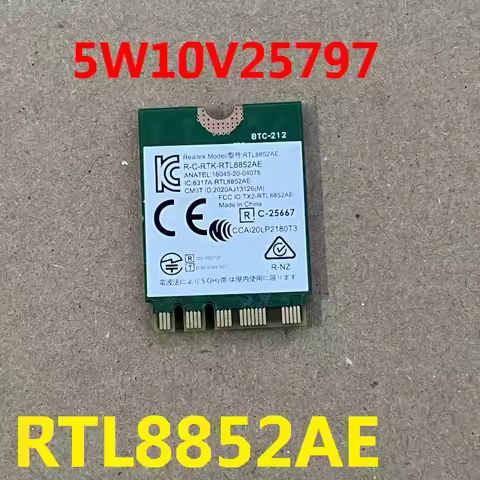 RTL8852AE For Lenovo 100w 300w GEN 3 Flex 5-14ALC05 15ALC05 Legion 5-15ACH6 17ACH6H WIFI Bluetooth 5