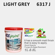 LIGHT GREY 6317 J ( 1L OR 5L ) KCC PAINT INTERIOR KORETON PRO PROFESSIONAL SERIES INTERIOR EMULSION 