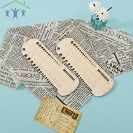 2Pcs Knitting Gauge Ruler Wood Knitting Needle Gauge Multifunctional Crochet Needle Sizer Knitting G