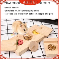 [ Wooden Enrichment Foraging Toy Set,Treat Dispenser,Puzzle Game,Puzzle Toys, Toys,Guinea Pig Foraging Toy Wooden for Mouse