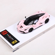 ※ Car Model Collection ※ DMH 1: 64 Ferrari LaFerrari LaFerrari Customized Version Pink Resin Car Mod