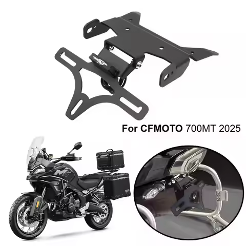 2025 For CFMOTO MT700 700MT CF MOTO 700 MT Motorcycle Adjustable License Plate Holder Tail Tidy Fend