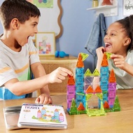 Magna-Tiles 迷你磁力積木-55片豪華旅行套組(磁力片 玩具)