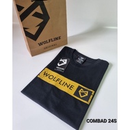 KATUN Wolfline 04 men'S t-shirt original combad 24 S premium cotton baju t shirt lelaki tshirt lelak