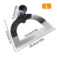 Hollow Weeding Hoe Thickened Saw Blade Steel Hoe Long Handle Wood Stick Welding Steel Loose Soil Ala