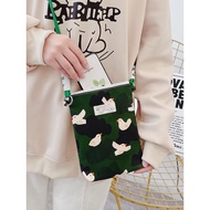 beg perempuan japan bag Beg telefon bimbit beg messenger wanita 2025 beg kanvas baru berjalan-jalan 