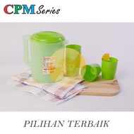 CPM Annabelle Jug Infused Set Plus 5 Cup Eskan Minum Teko Air + 5 Gelas