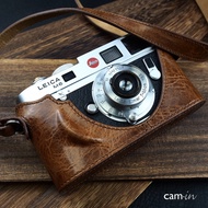 Cam-in Leica Leica M2M3M4M6MP Camera Leather Case Camera Bag Protective Case Handmade Base Half Case