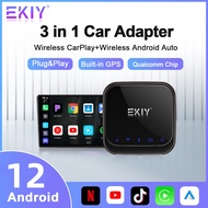 EKIY A9 Wireless CarPlay Android 12 Android Auto Ai Box Mini USB Adapter YouTube For Audi Honda Nissan Kia VW Toyota Hav