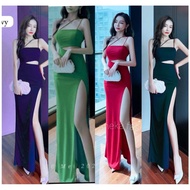 Long Dress night party -1080 Long slit dress ledis night l