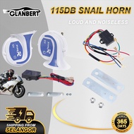 Loud 12V 8-tone electric car snail horn motorcycle car truck speaker snail horn 115dB multi-sound sp