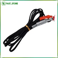 [Wishshopelxn] Tattoo Machine / Gun Power Supply Supper Flex Tattoo Clip Cord Cable Black