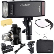 AD200 Pro AD200Pro Flash for Sony Canon Nikon Fujifilm Fuji Olympus Cameras,TTL 2.4G HSS 1/8000s,290