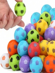 10入組迷你手指陀螺足球玩具,足球派對小禮物,可旋轉足球手指壓力球,適用於教室獎品