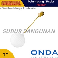 Pelampung Air Onda 1" Tangki Toren Radar Otomatis Floater 1 Inch