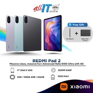 Xiaomi Redmi Pad 2 11" 4G / WiFi (4GB/128GB) (8GB/256GB) MediaTek Helio G100-Ultra | 9000mAh Battery