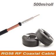 RG58 Coaxial Cable 500m/roll Low Loss 50ohm Extension Coax Cable