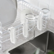 2-cavity Bowl Rack Draining Cup Holder Inverted Milk Bottle Glass Bottle Insulated Cup Storage Rack Home Use Bowl Holder