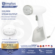 Simplus Garment Steamer 250ml Water Tank Handheld Portable 1200W
