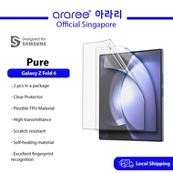 [Official Araree SG] Sam sung Galaxy Z Fold 6 Pure Clear Screen Protector