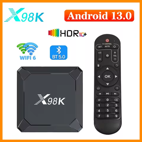 X98K Smart TV Box Android 13 RK3528 Support 8K 2/4GB RAM 16/32 ROM Dual WiFi BT5.0 Media Player Box