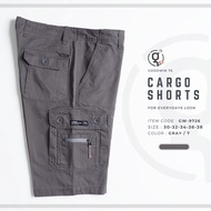 GOODWIN - 9726 CARGO SHORTS กางเกงขาสั้นผู้ชายคาร์โก้ ผ้าคอตต้อน