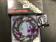 [ชุดสุดคุ้ม] ชุดโซ่สเตอร์ Kawasaki Ninja250Ninja300Ninja400/Z250Z300.Z400 ยี่ห้อ Ryno