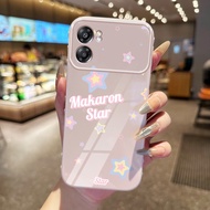 Casing hp for OPPO A57 2022 A77 2022 A57s A57e A77s A57 5G A77 5G A56S 5G Case Macaron-colored stars