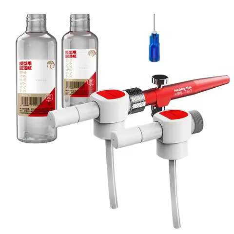 HOBBY MIO HM-160 Clean-Free Airbrush Model Tool Set Assembly Model Building Tools for Model Painting