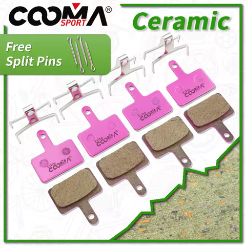 4 Pairs Ceramic Disc Brake Pads for Shimano B01S UR300/MT200/MT400/MT500/TX805/M315/M355/M375/M395/M
