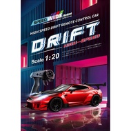 1:20 GTR R35 RC Drift Car 2.4Ghz 4WD High Speed Remote Control with LED Half Proportional Ready to R